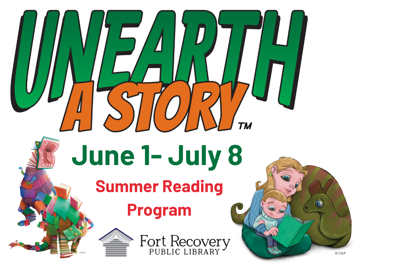 Unearth A Story Summer Reading Program June 1 - July 8