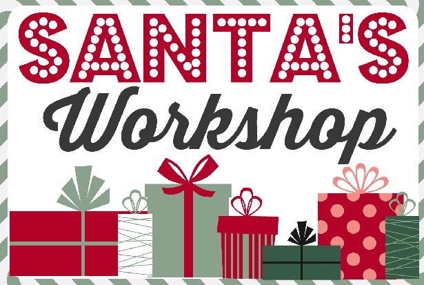 Santa's Workshop sign